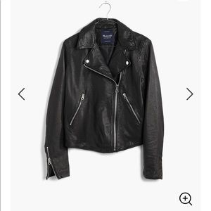 Madewell Washed Leather Motorcycle Jacket